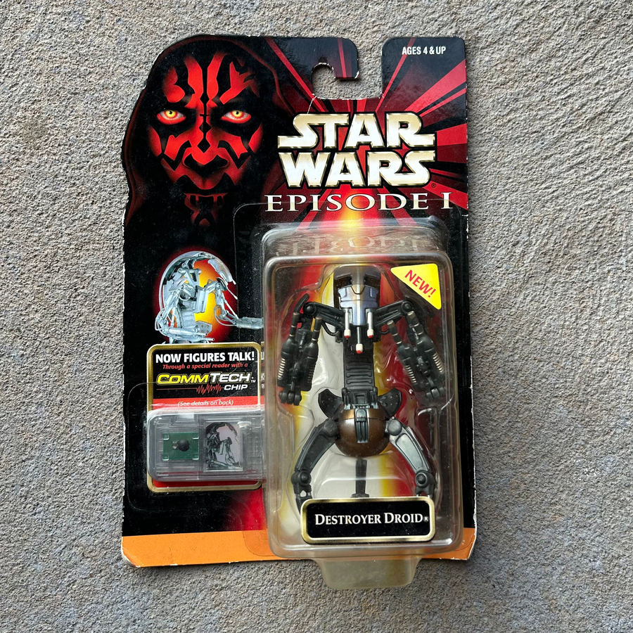 (BRAND NEW) Vintage Hasbro Star Wars Destroyer Droid Figurine (1998)