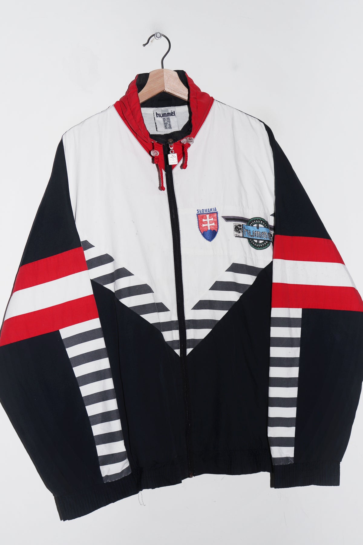 Vintage 90s Hummel Slovakia Football Training Track Jacket (XL+)