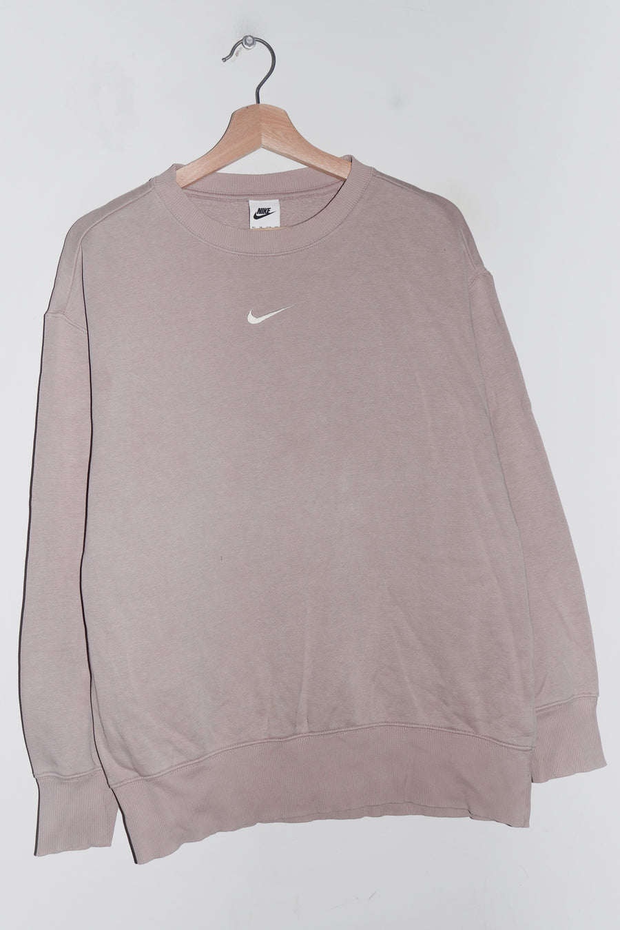 Nike Embroidered Centre Swoosh Sand Sweatshirt (M)