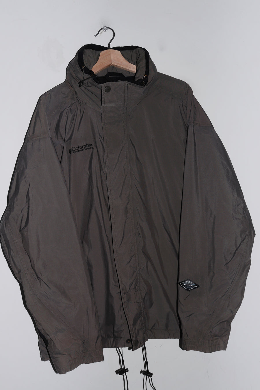 Vintage Columbia Titanium Expedition Khaki Brown Outerwear Jacket (L-XL)