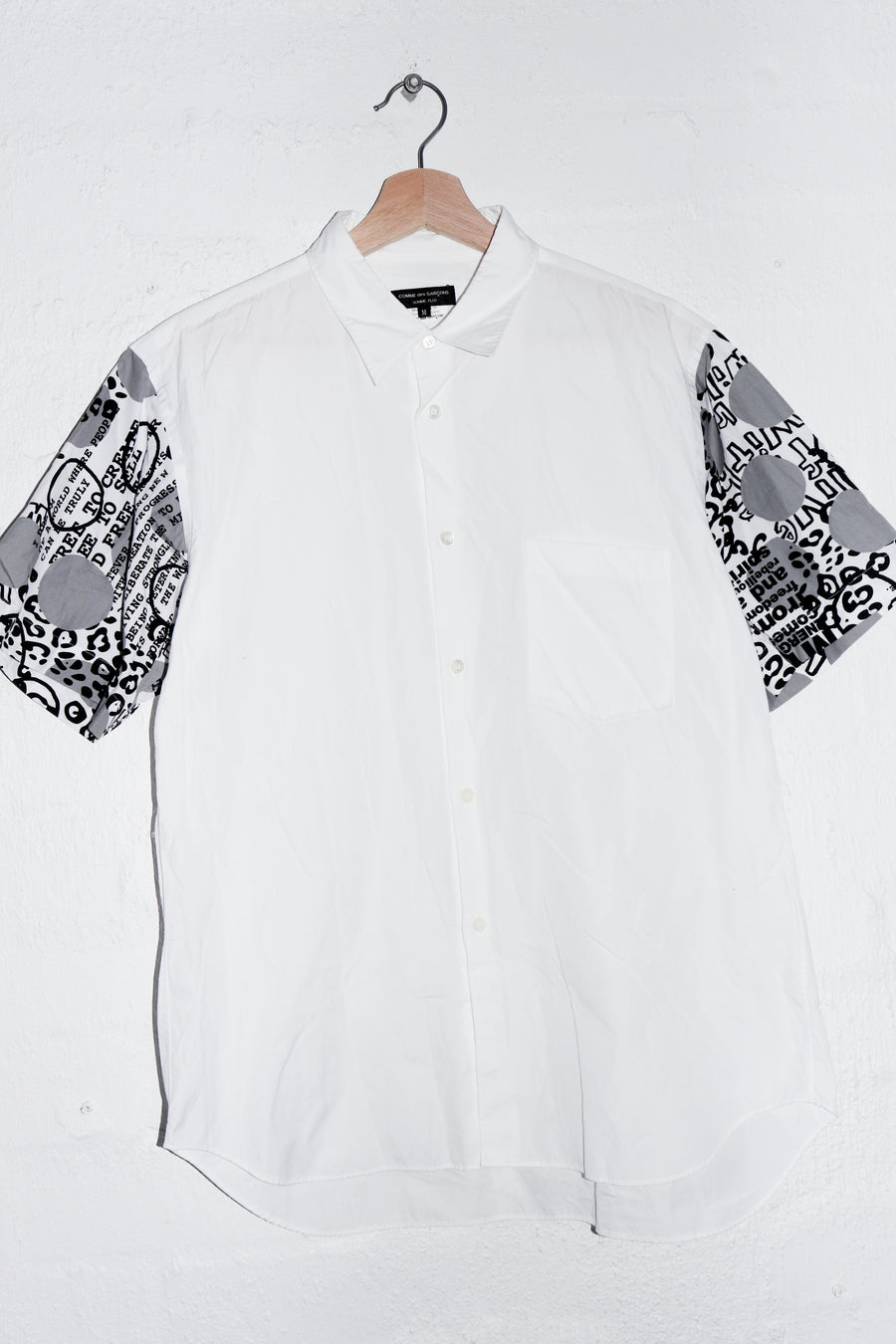 AD2011 COMME des Garcons Homme Plus Graphic Short Sleeve Shirt (Rare) (M)