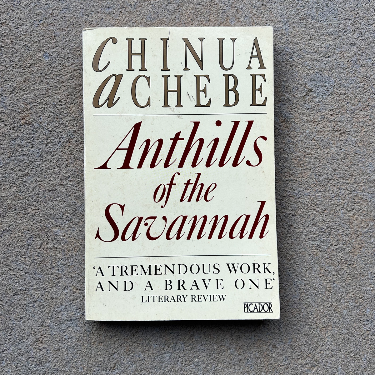 Anthills of the Savannah by Chinua Achebe (1988)