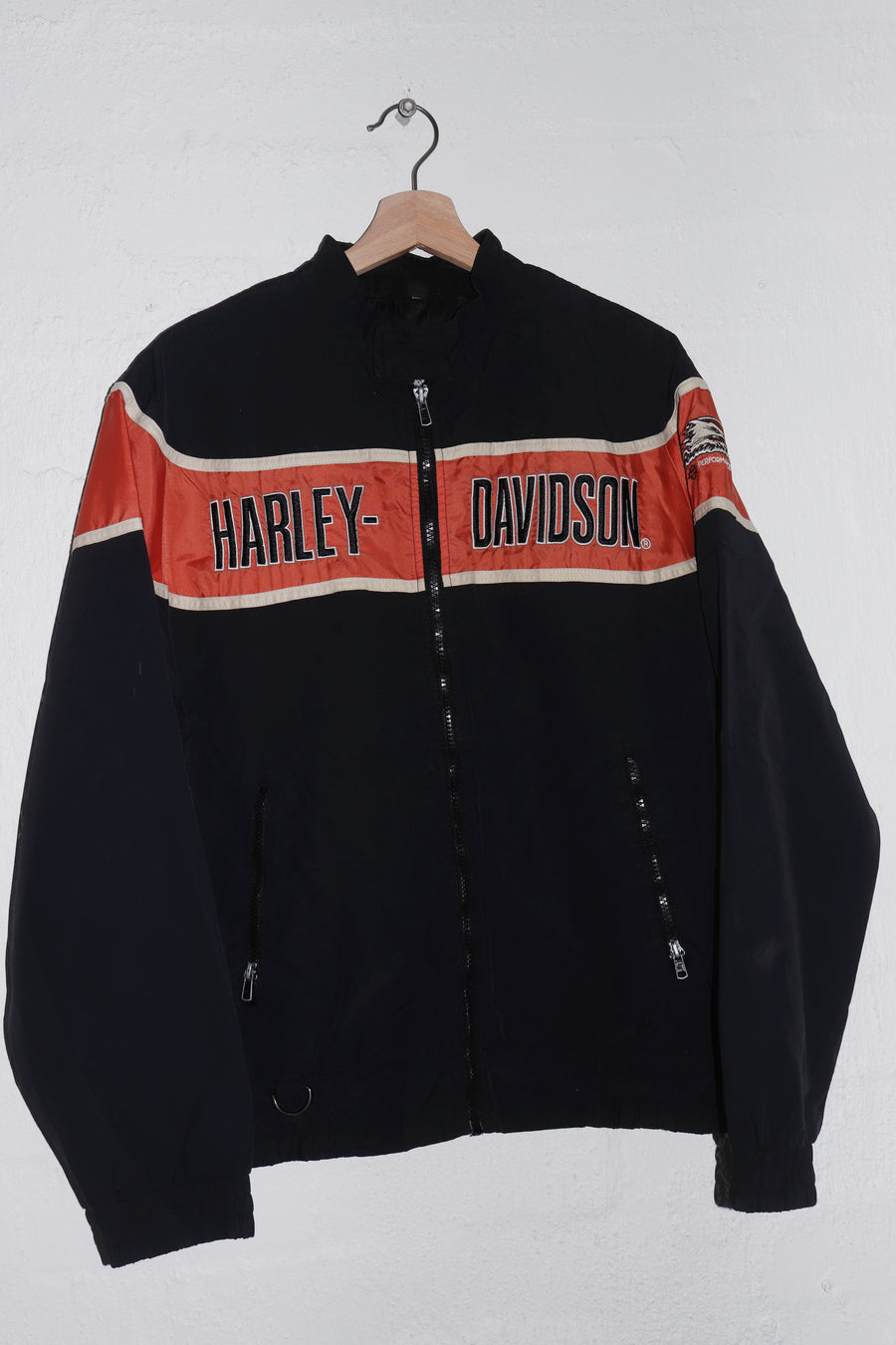 Vintage Harley Davidson Graphic Riders Outerwear Jacket (M)