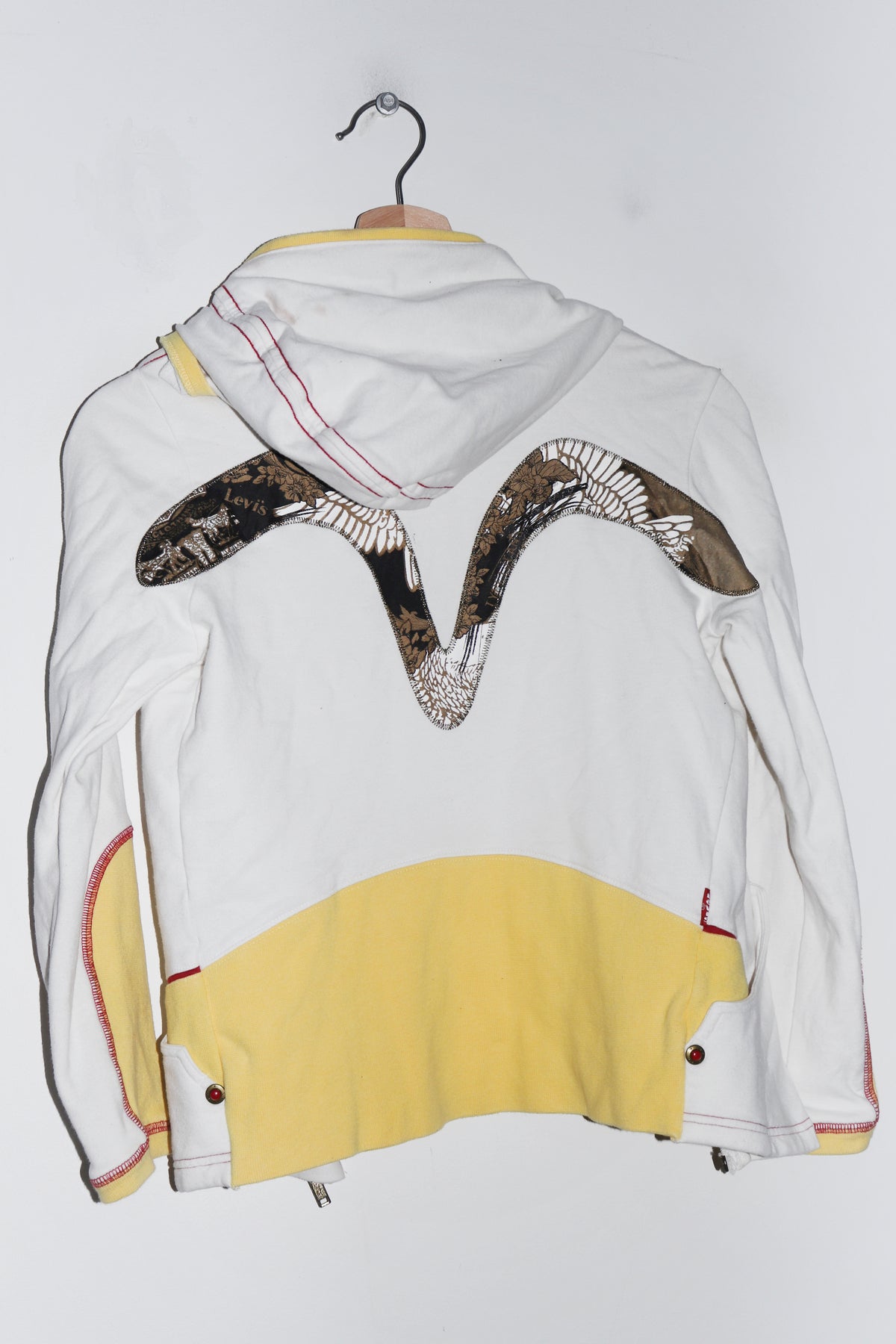 Evisu X Levi's Patch Graphic Cotton Hooded Jacket (XXS-XS/XS)