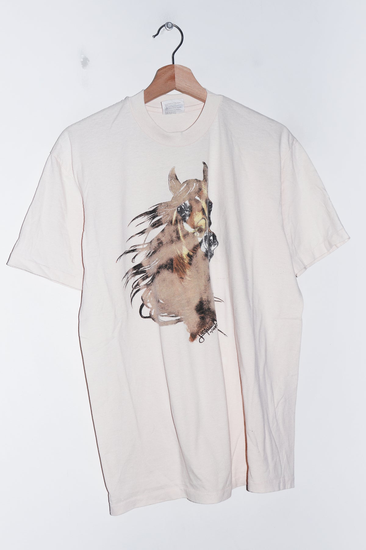 Vintage 80s Horse Graphic Tee (1988) (S-M/M)