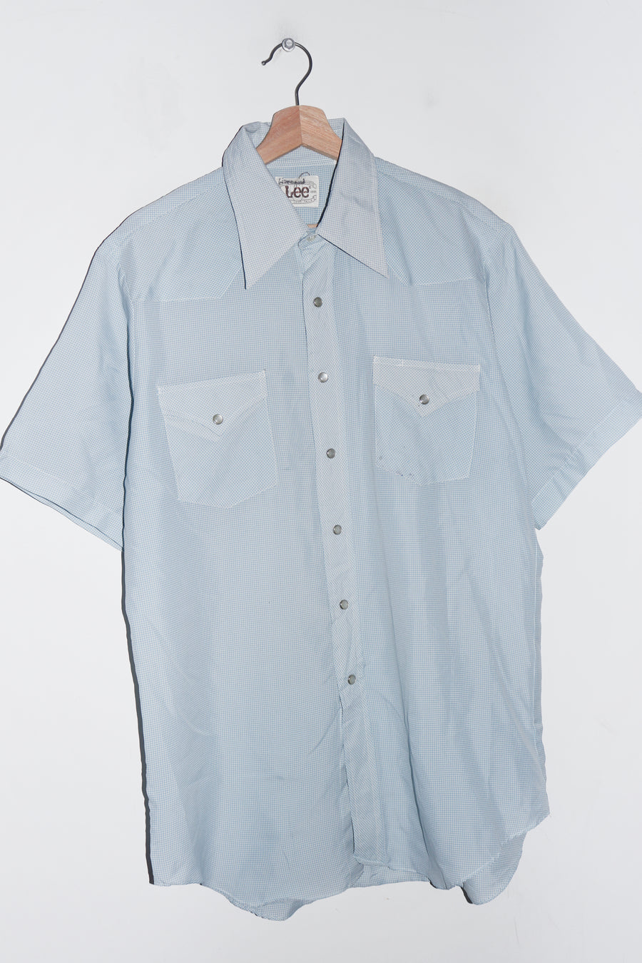 Vintage Lee Pearl Buttons Western Short Sleeve Shirt (L)