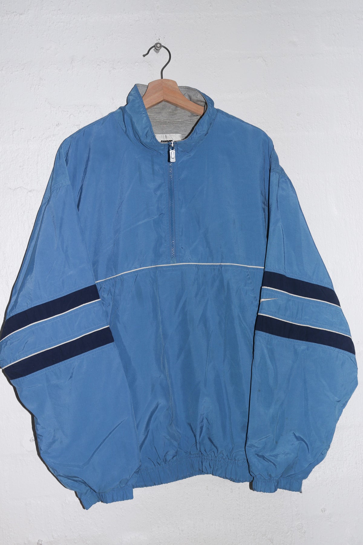 Vintage 90s Nike Mini Swoosh Half Zip Pullover (L-XL)