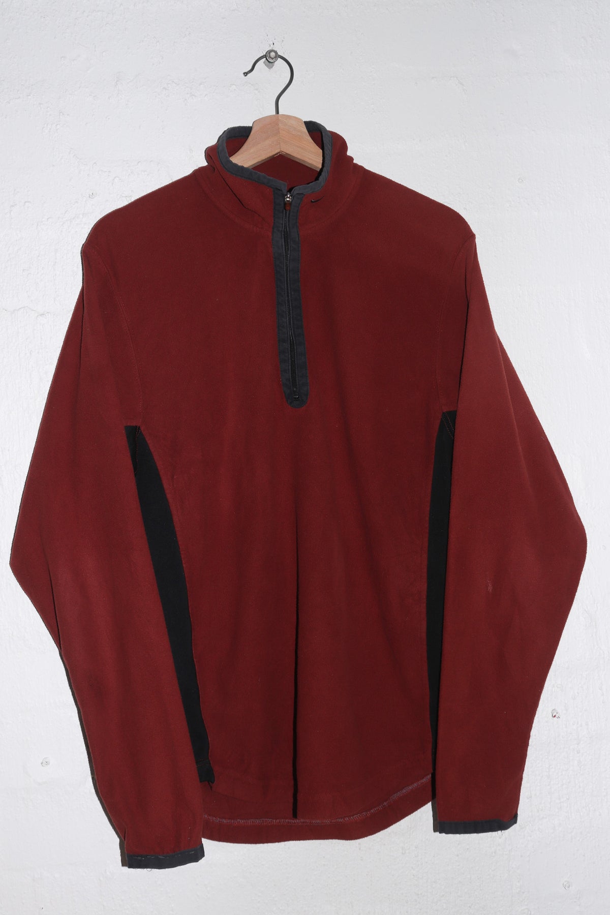 Vintage Nike Mini Swoosh Fleece Quarter Zip Jumper (M)