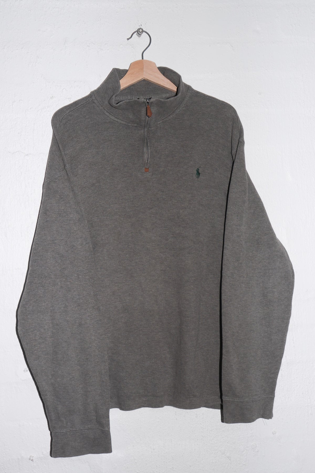 Polo Ralph Lauren Embroidered Logo Quarter Zip Jumper (XL+)