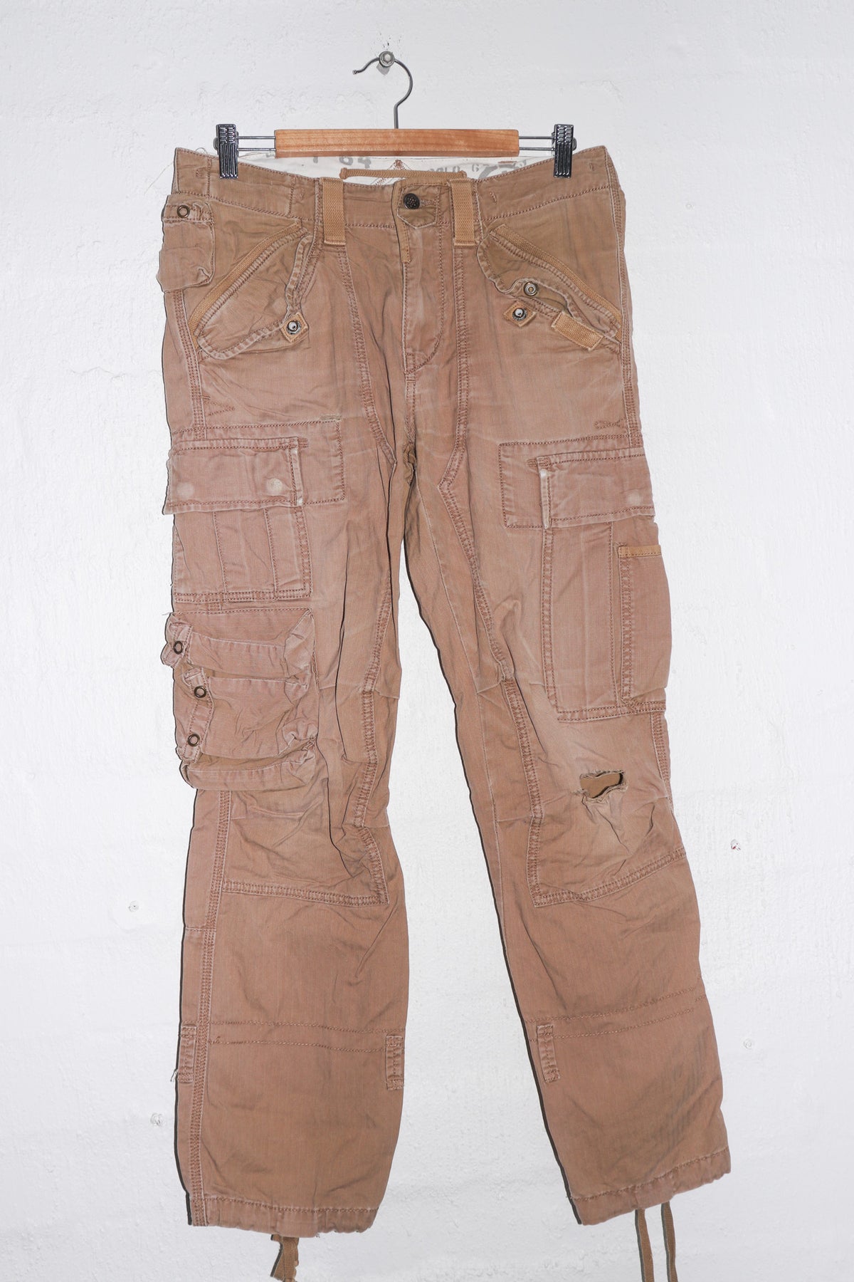 Archive Polo Ralph Lauren Light Brown Cargo Pants (Rare) (30-32)
