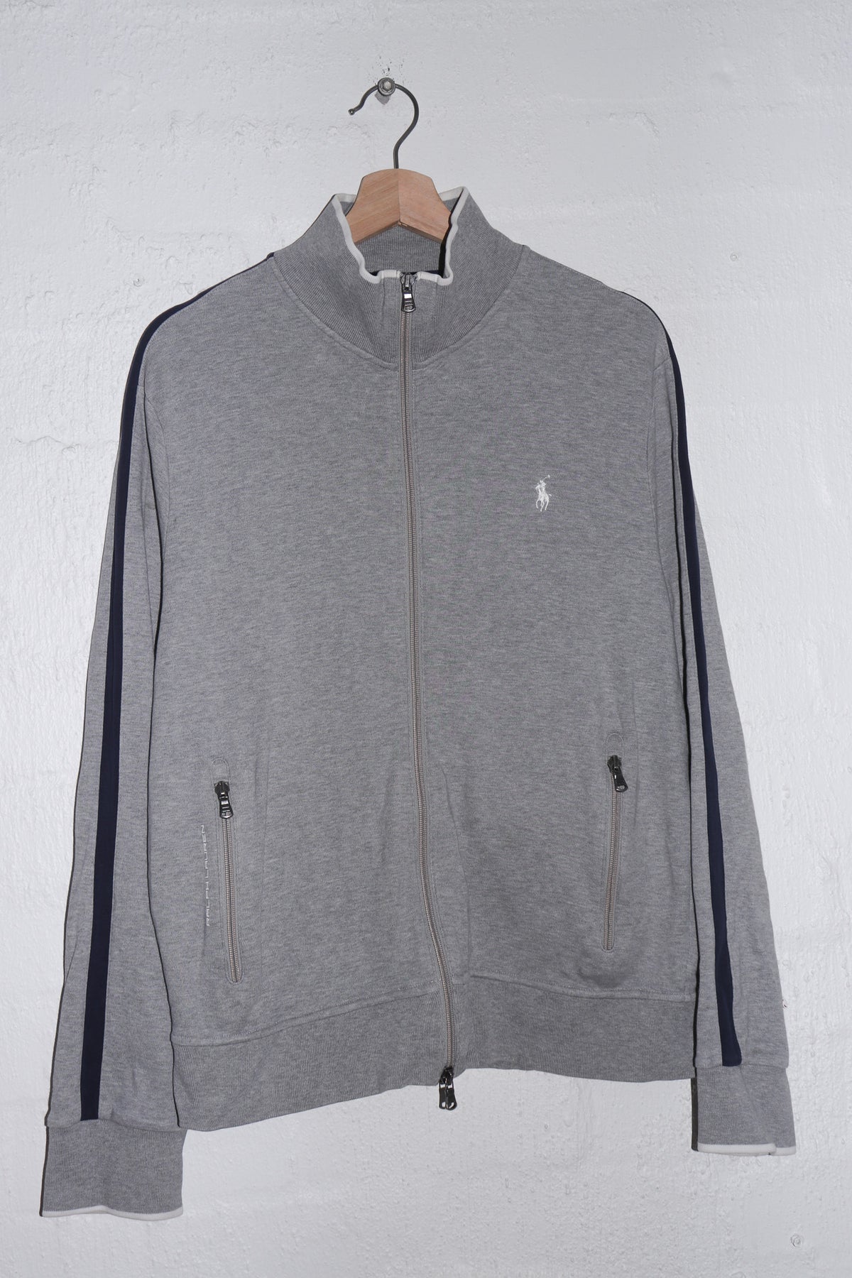 Polo Ralph Lauren Embroidered Logo Cotton Zip Up Jacket (M-L)