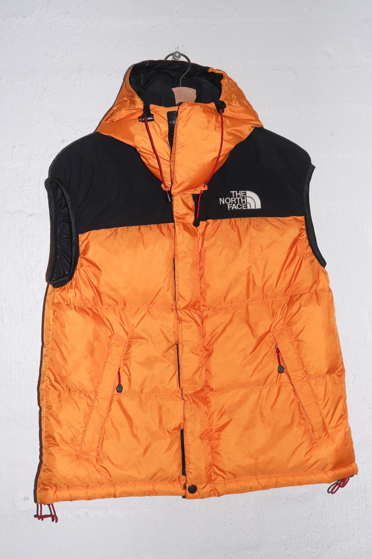 Vintage North Face Summit Series Duck Down Yellow Puffer Vest (M)
