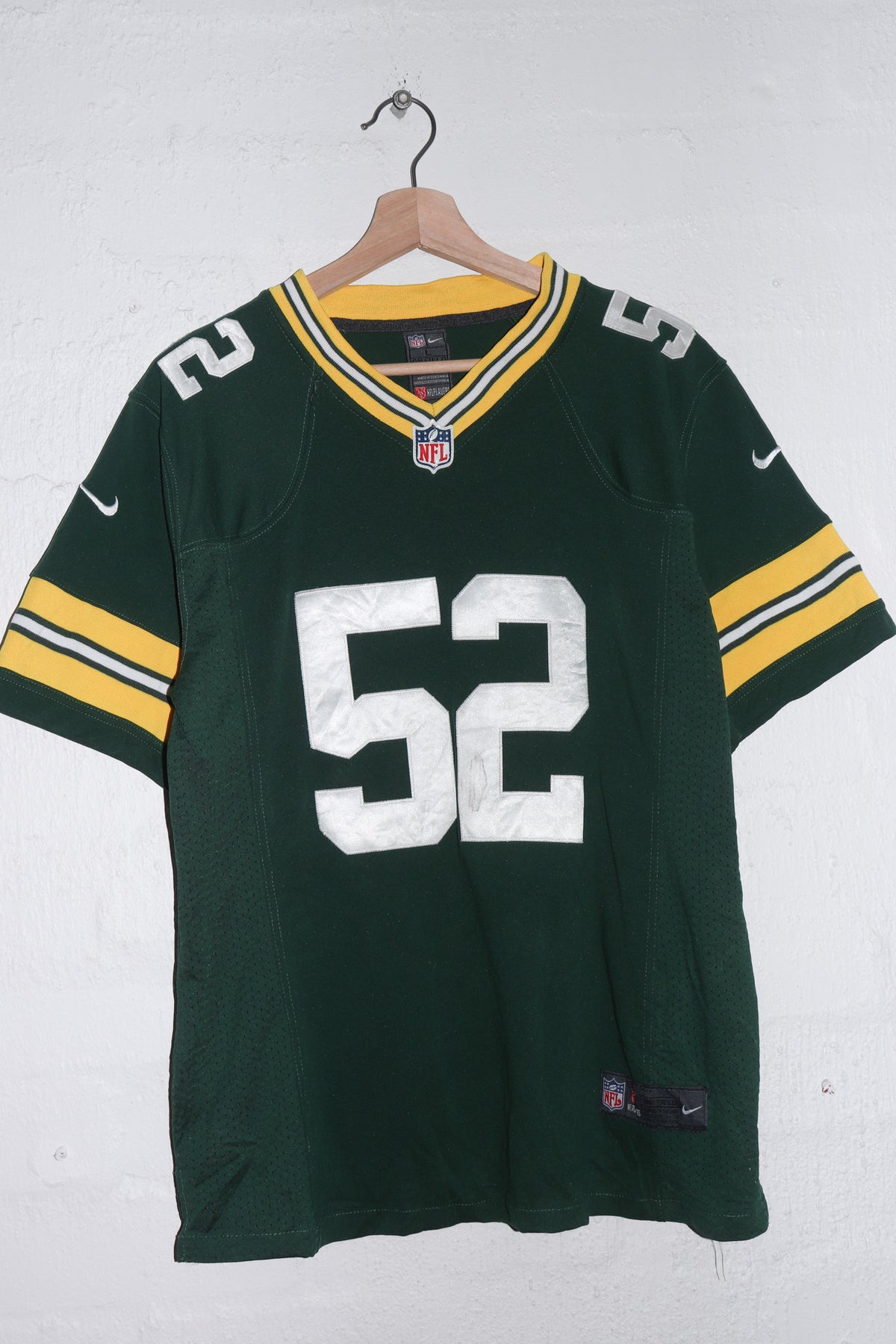 Nike NFL Green Bay Packers Thick Football Jersey (M)