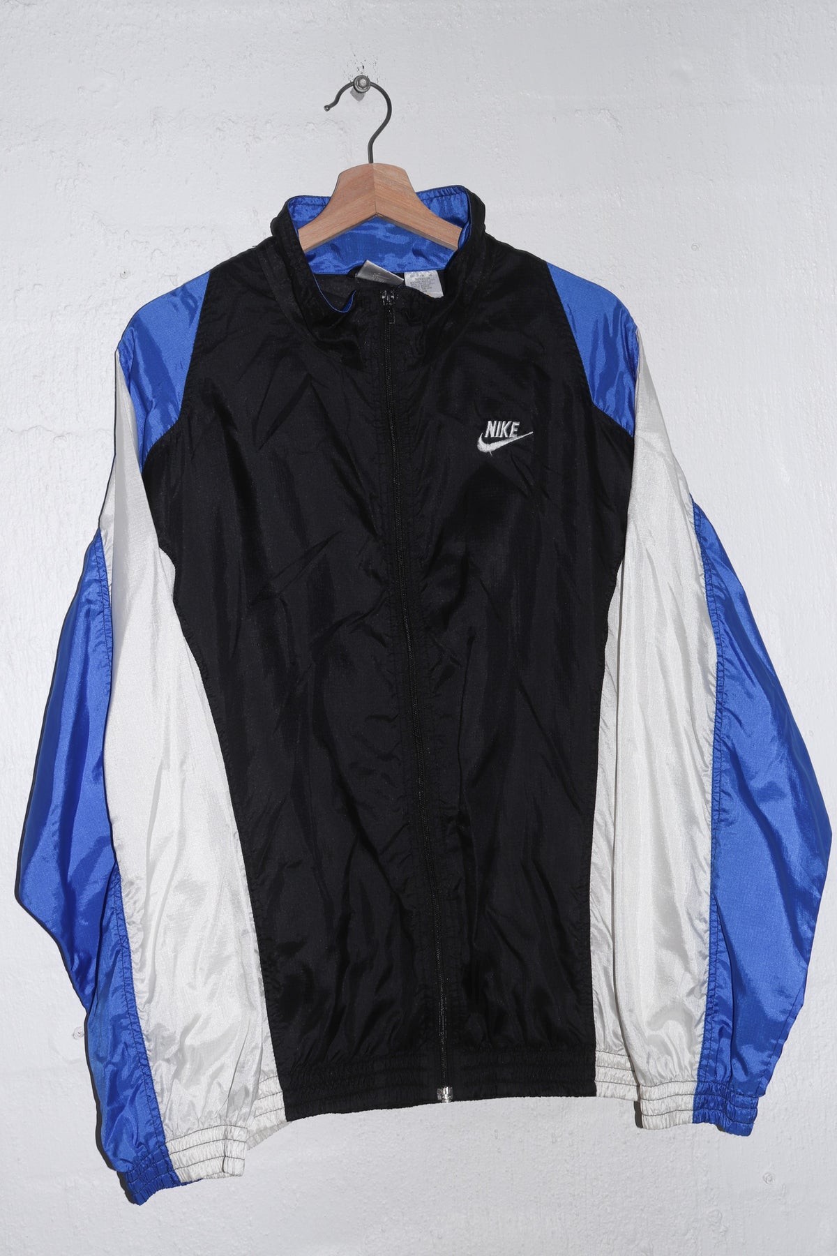 Vintage 90s Nike Embroidered Swoosh Colour Block Track Jacket (L-XL)