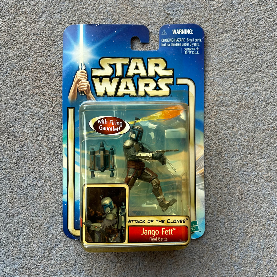 (BRAND NEW) Vintage Hasbro Star Wars Jango Fett Figurine (2002)