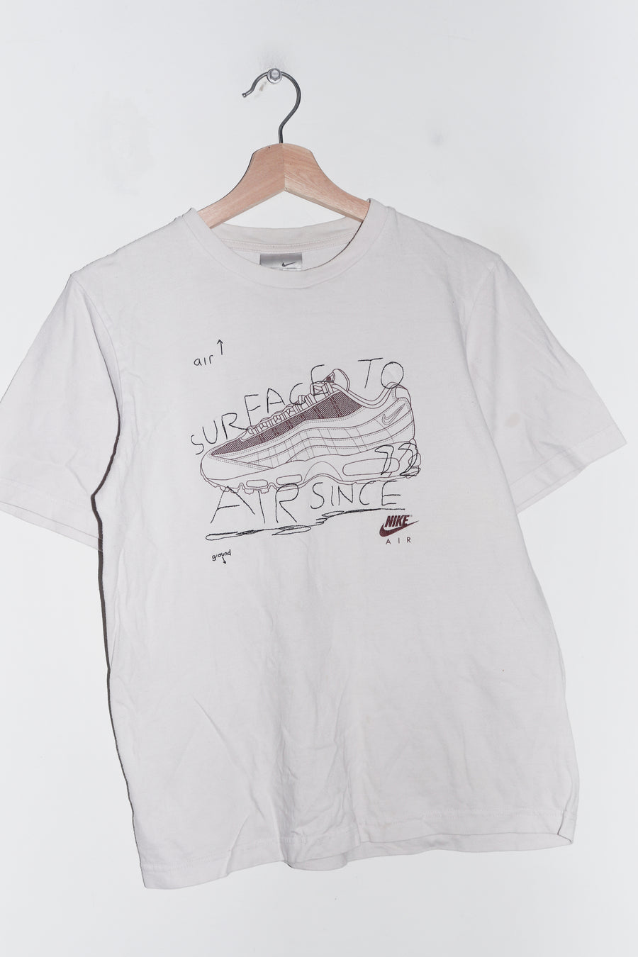 Vintage Nike Air Max 95 Sketch Graphic Tee (Rare) (S-M/M)