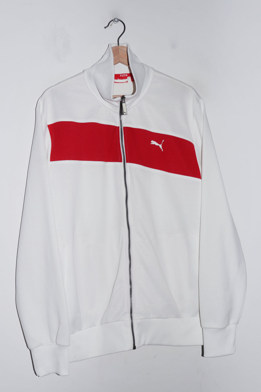 Old School Puma Embroidered Logo Track Jacket (L)