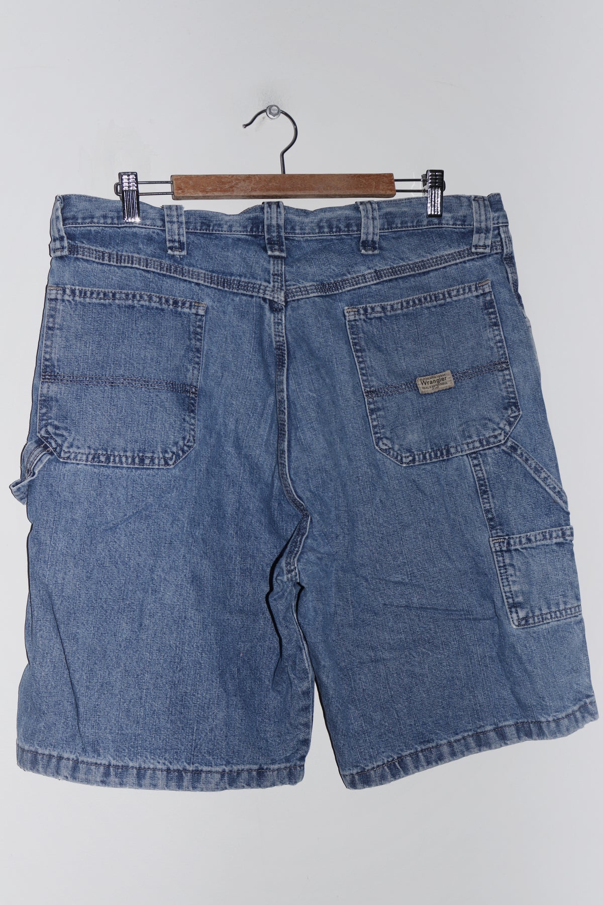 Vintage Wrangler Thick Denim Carpenter Shorts (34-36)