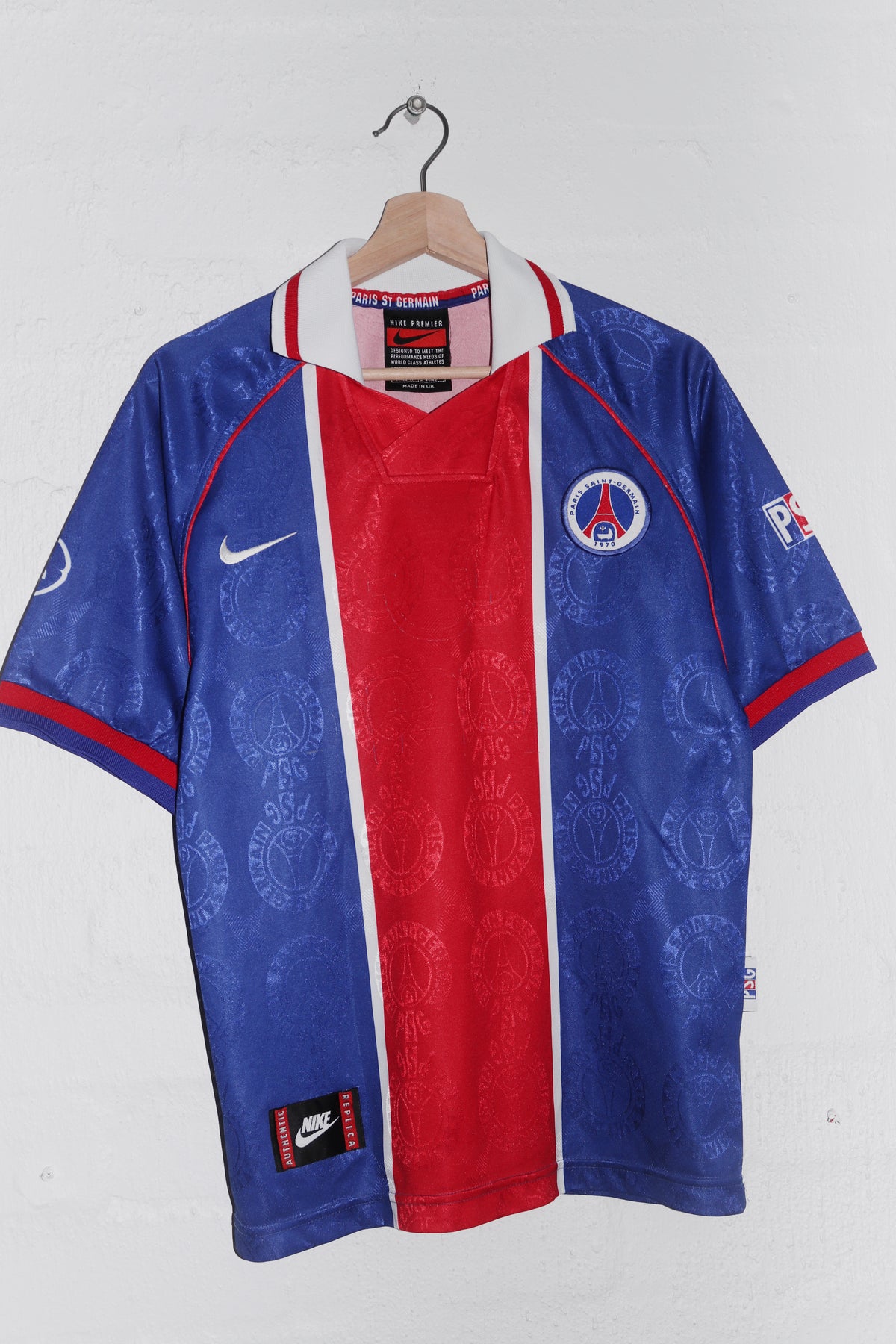 1996-97 Nike Premier PSG Home Kit Jersey (Rare) (M)