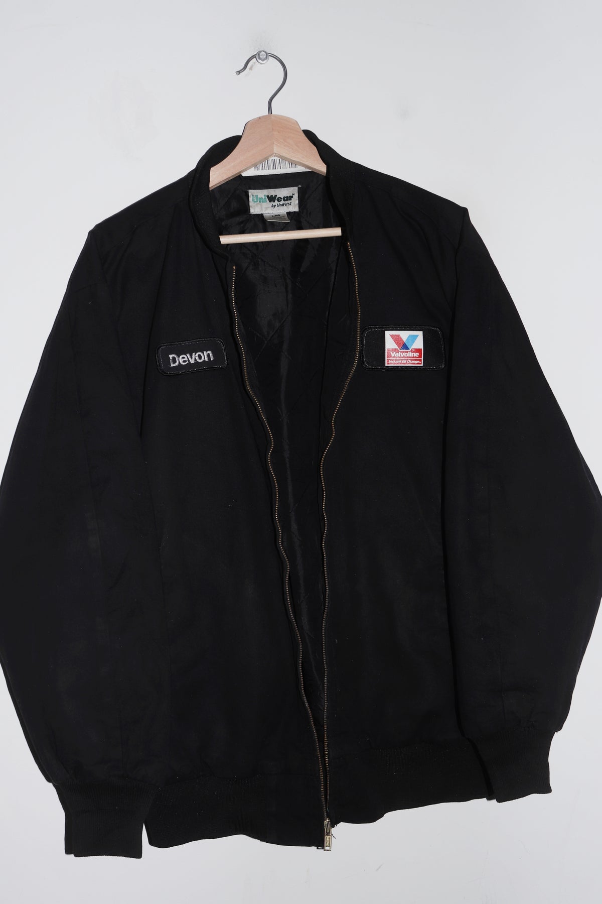 Vintage Valvoline Workwear Thick Quilted Outerwear Jacket (L)