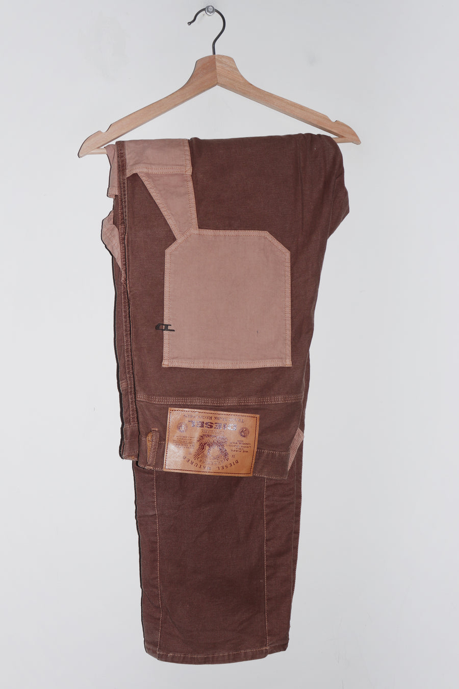 Old School Diesel Double Knee Brown Carpenter Pants (Rare) (36)