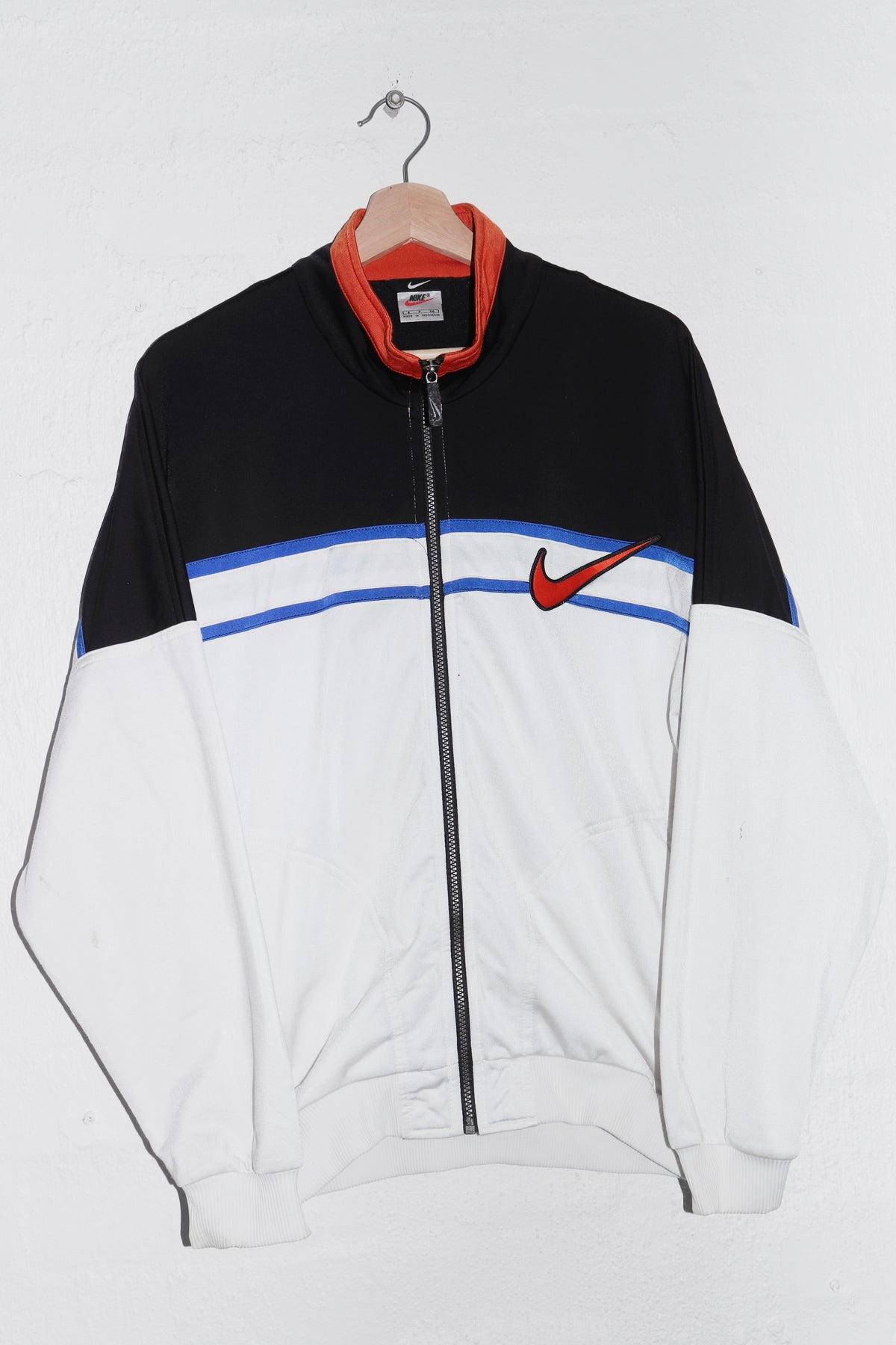 Vintage 90s Nike Embroidered Large Swoosh Track Jacket (M)