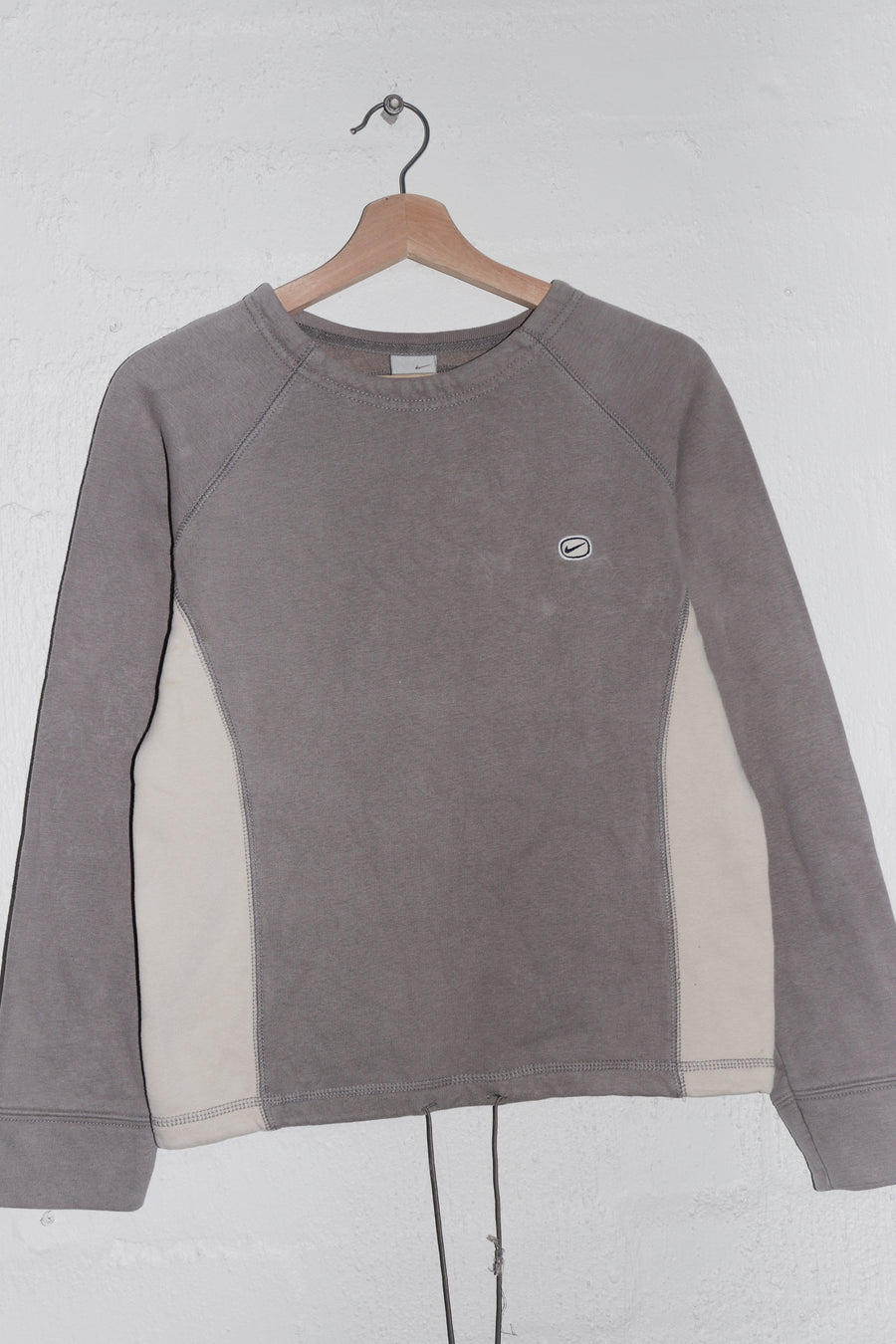 Vintage Nike Mini Swoosh Faded Sand Jumper (M)