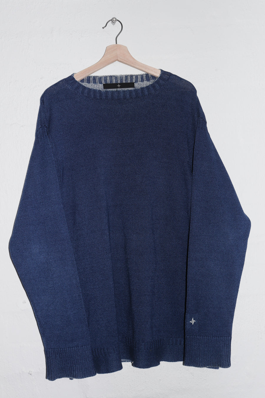 Stone Island Embroidered Compass Logo Knitted Sweater (XL+)