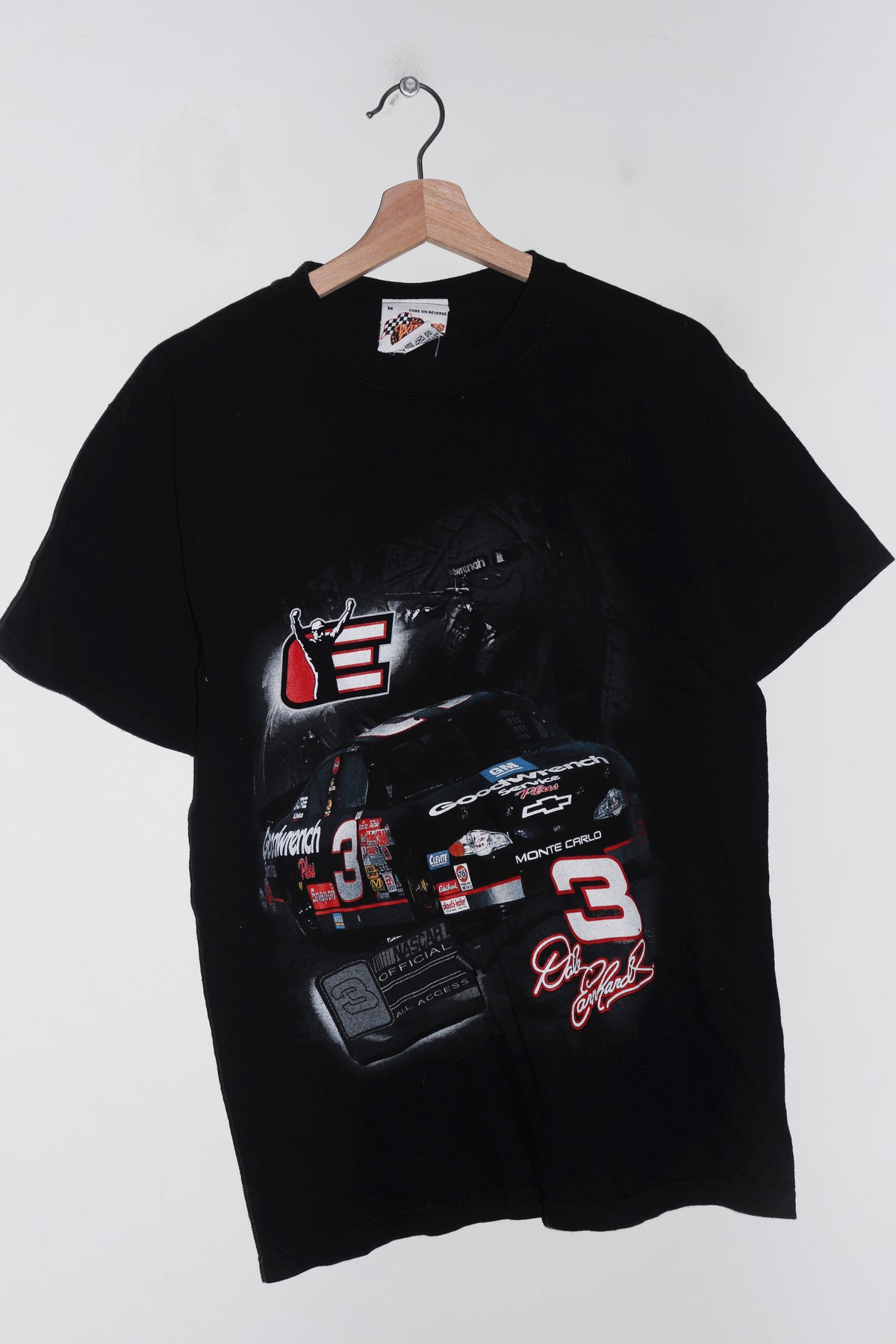 Vintage NASCAR Dale Earnhardt Racing Double Sided Graphic Tee (S-M/M)