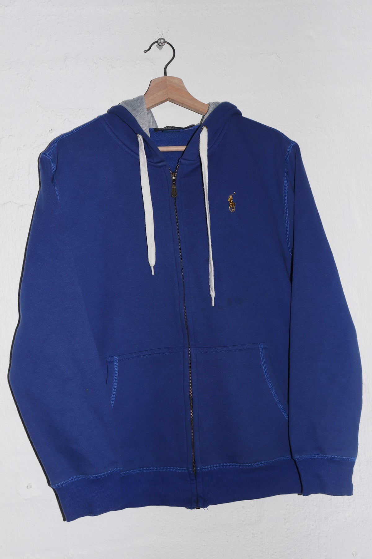 Polo Ralph Lauren Embroidered Logo Thick Cotton Hooded Jacket (M)