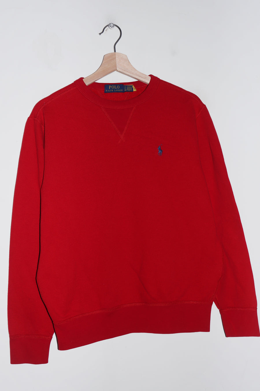 Polo Ralph Lauren Embroidered Logo Red Sweatshirt (S-M/M)
