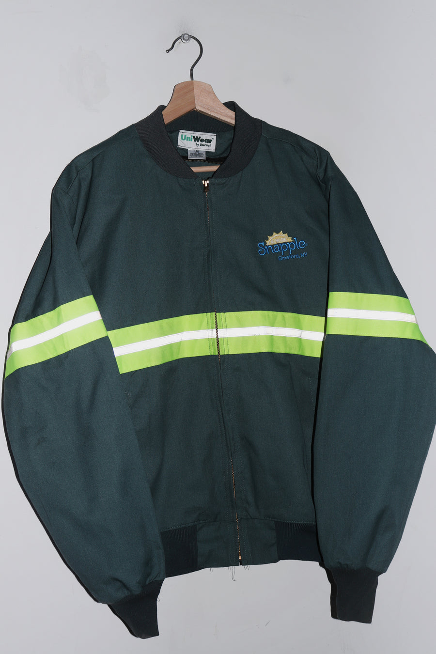 Vintage Workwear Company Logo Thick Canvas Outerwear Jacket (M-L)