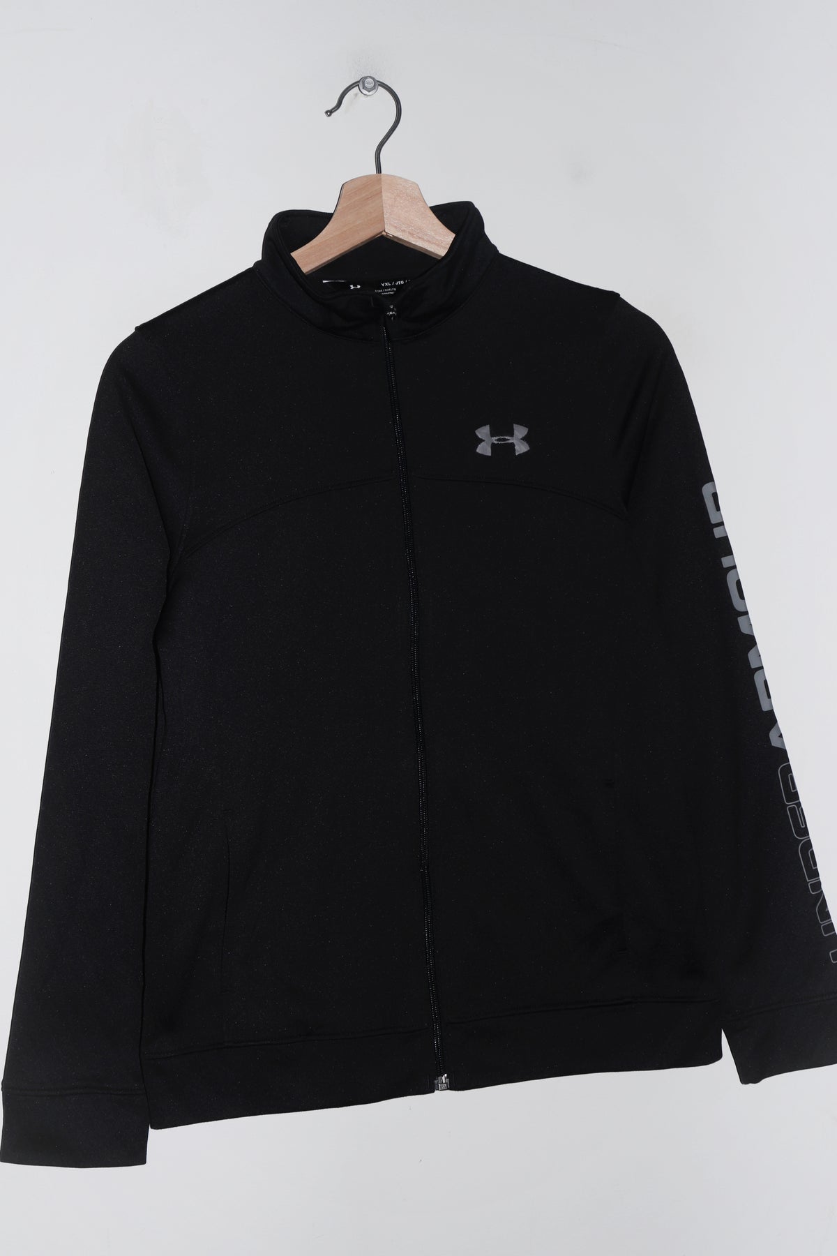 Under Armour Logo Black Training Track Jacket (XS-S/S)