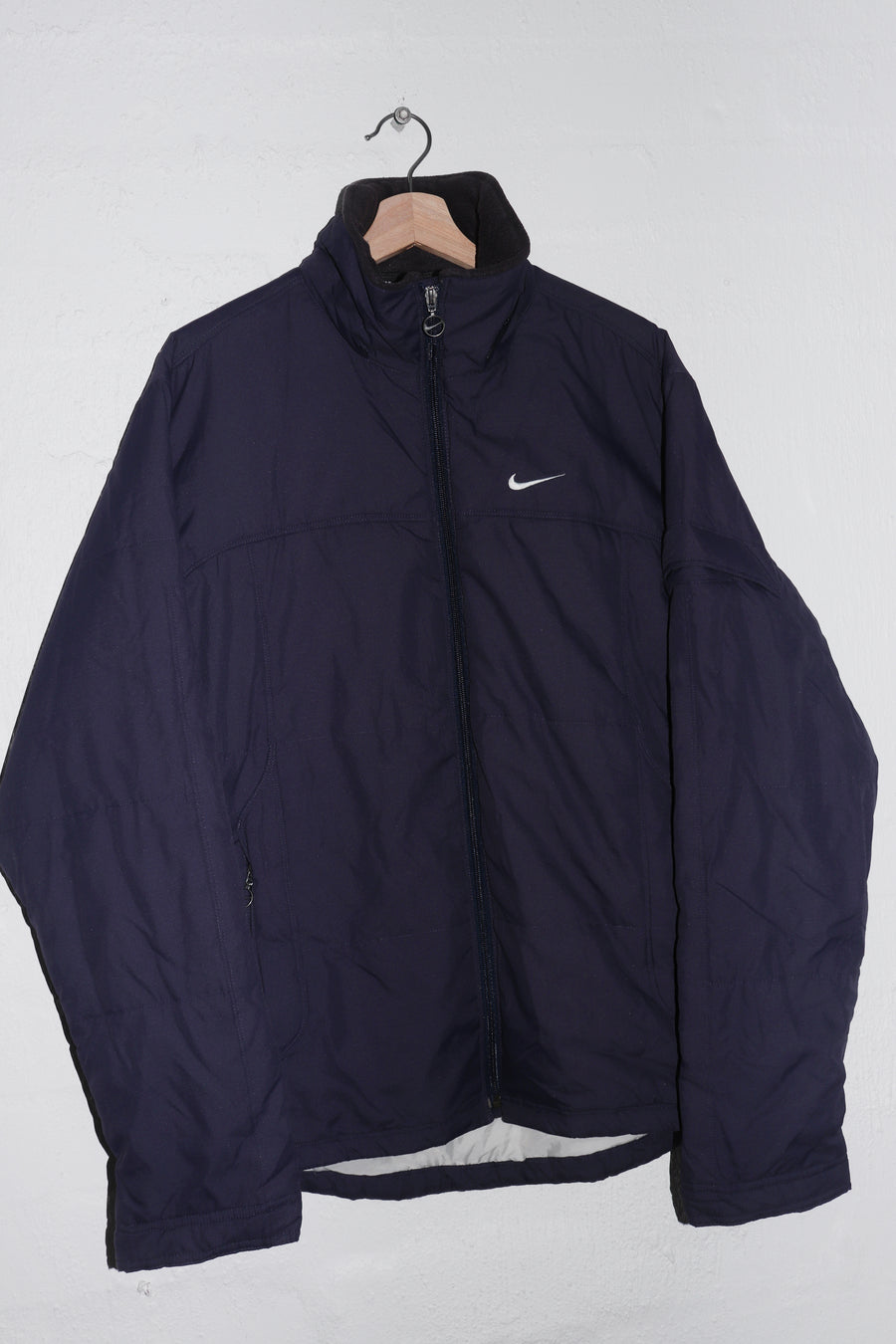 Vintage Nike Thick Padded Navy Insulated Down Puffer Jacket (L-XL)