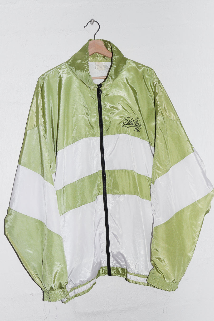 Vintage FUBU Embroidered Logo Colour Block Track Jacket (XL+)
