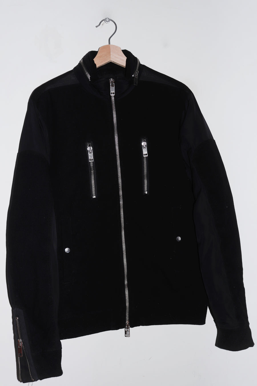 Diesel Black Zipper Detail Padded Riders Jacket (M-L)