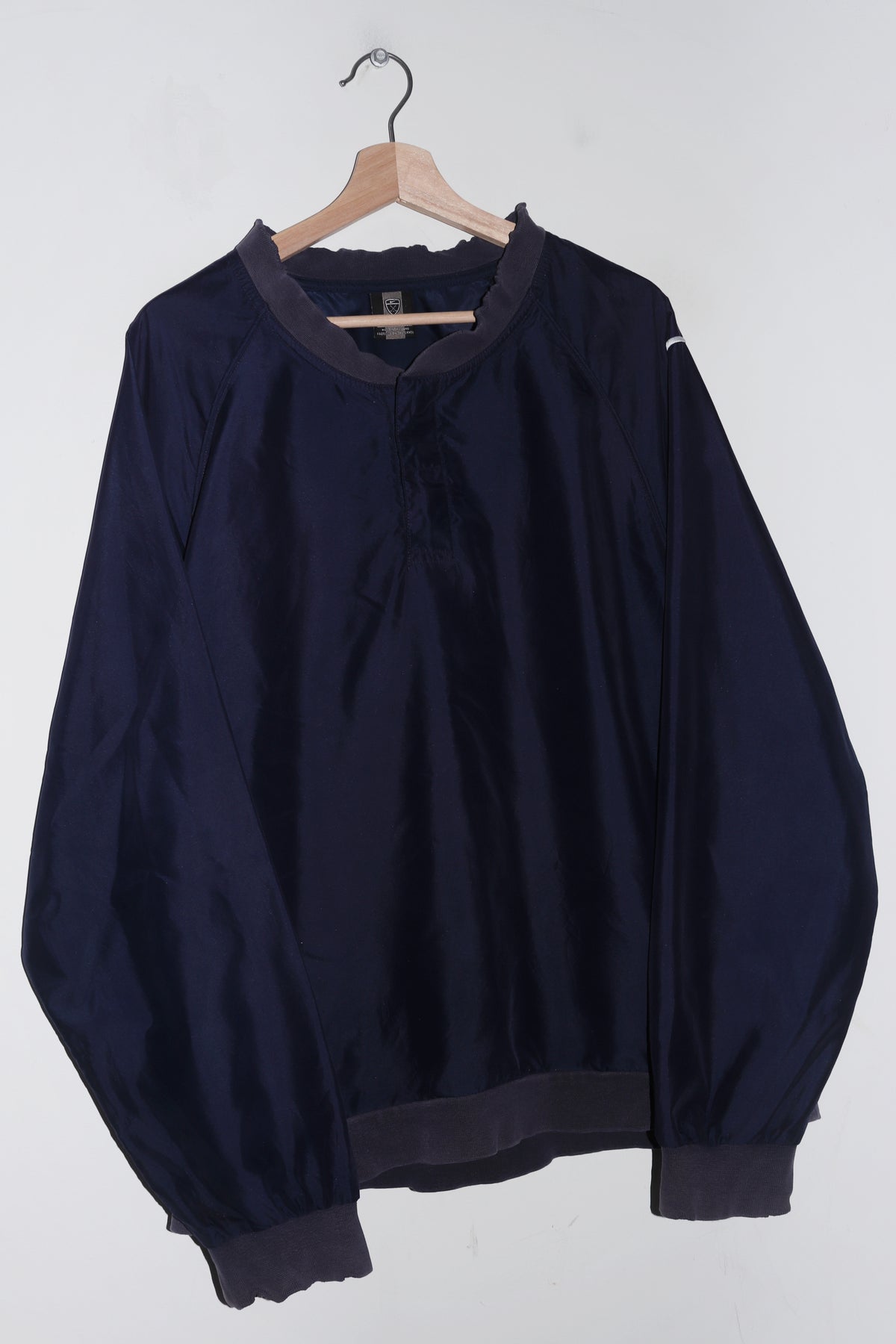 Vintage Nike Golf Embroidered Mini Swoosh Navy Pullover (L-XL)