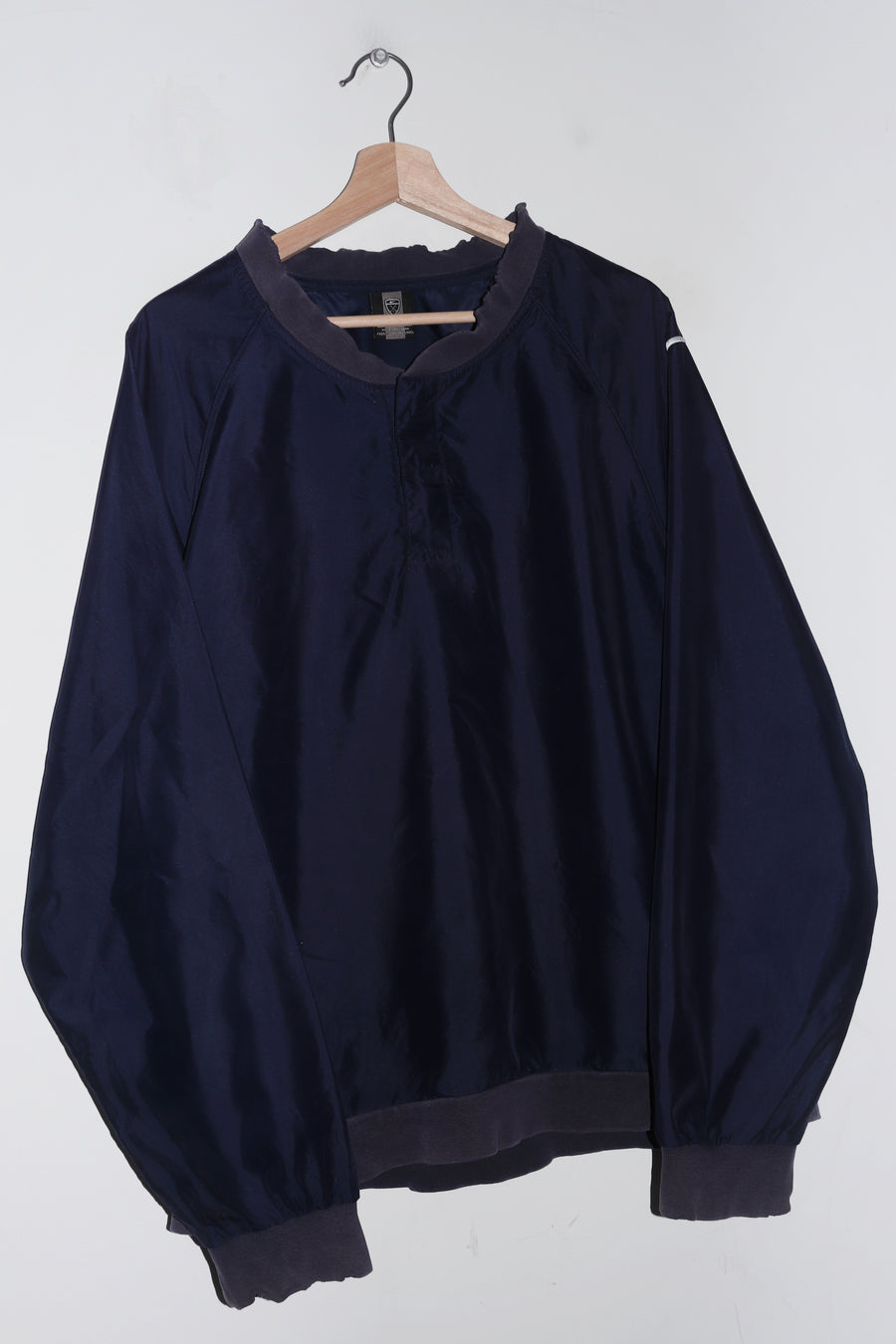 Vintage Nike Golf Embroidered Mini Swoosh Navy Pullover (L-XL)