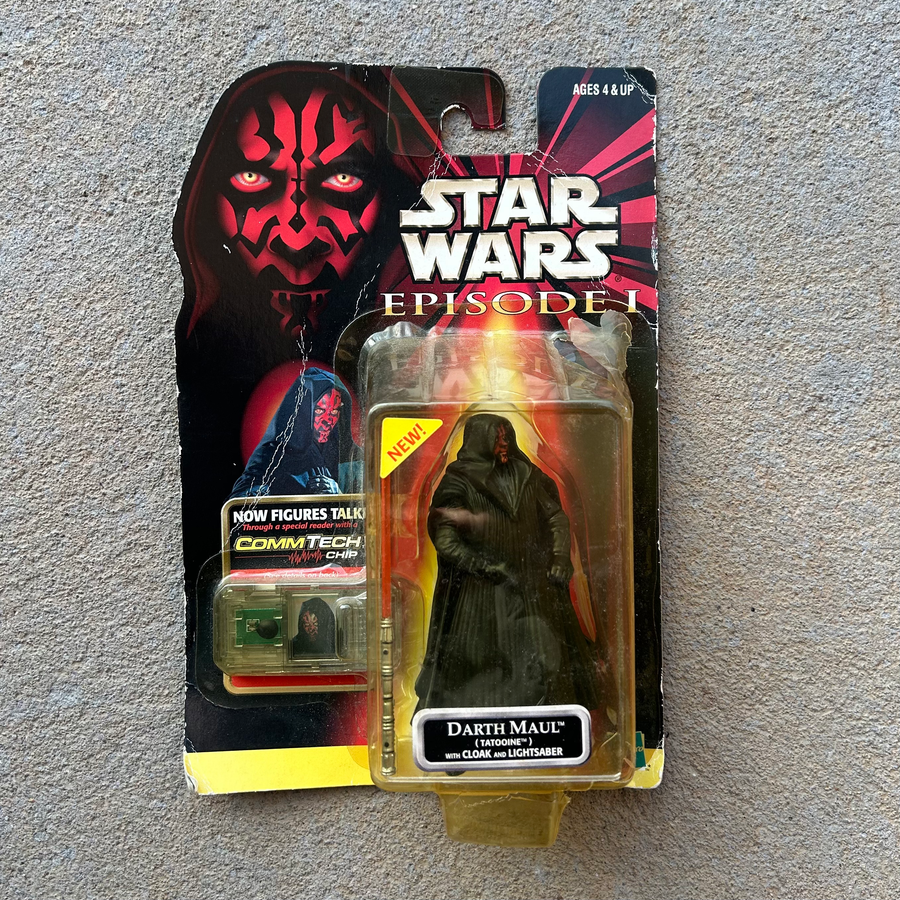 (BRAND NEW) Vintage Hasbro Star Wars Darth Maul Tatooine Figurine (1998)