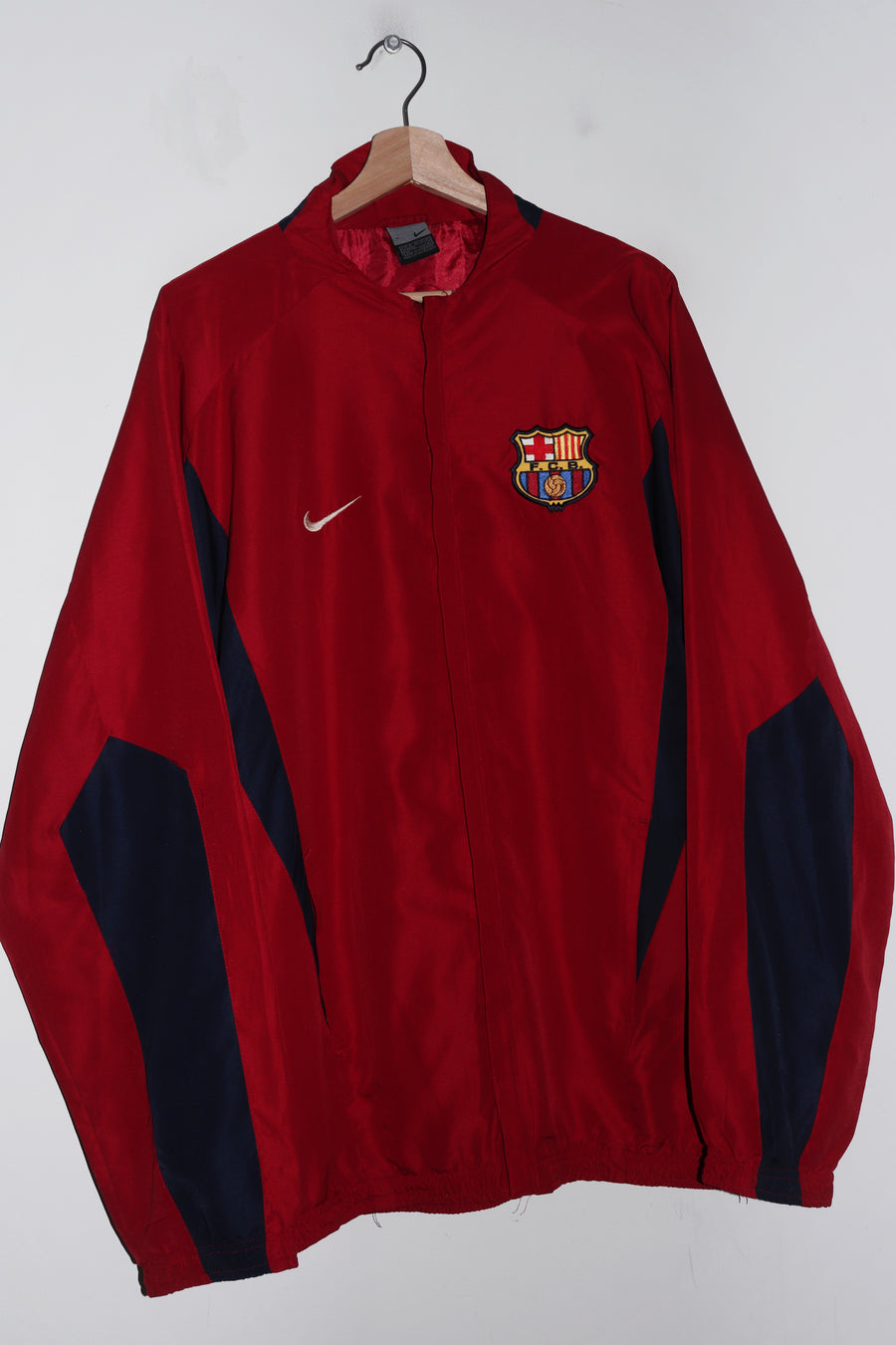 2002-03 Nike Barcelona Football Training Track Jacket (Rare) (XL)