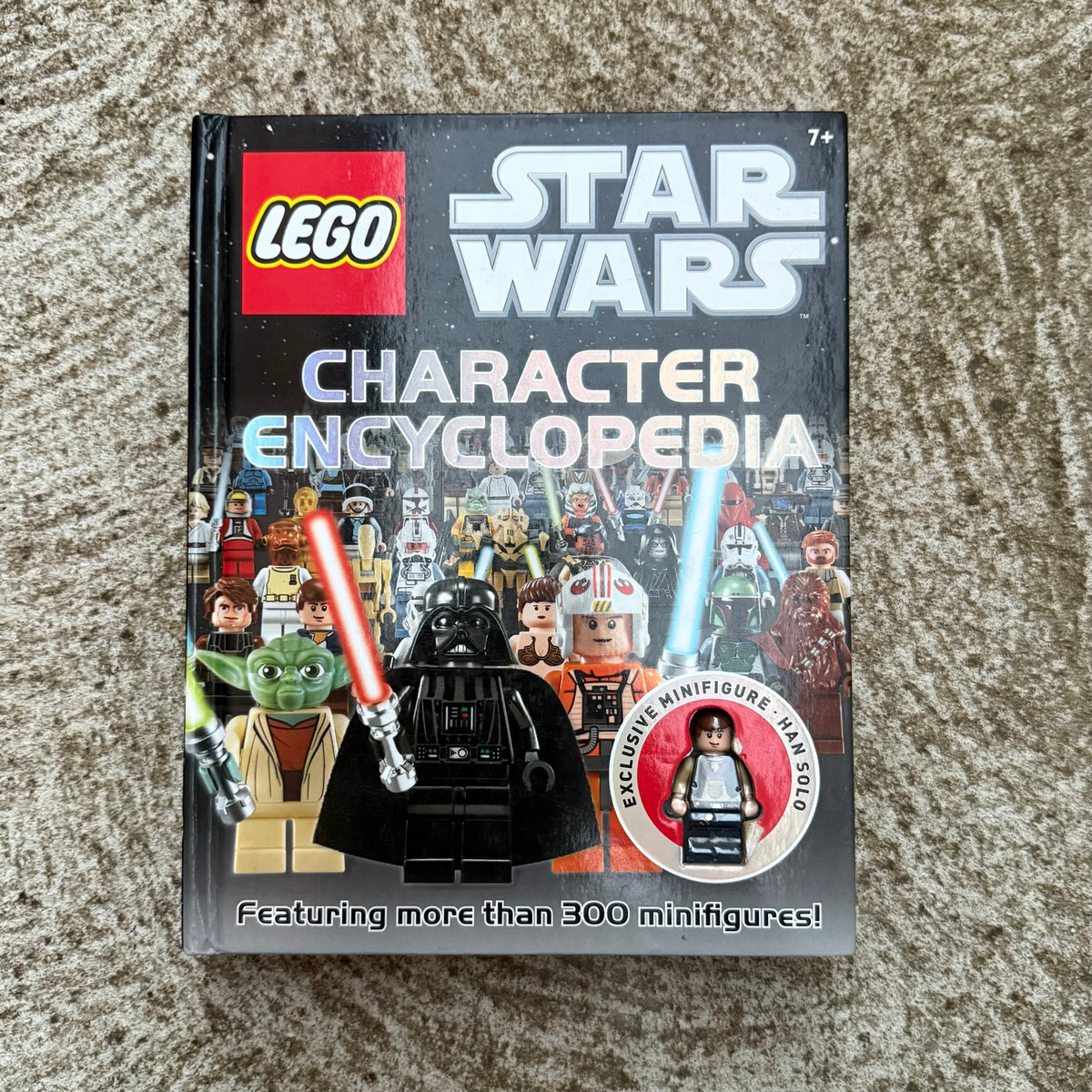 Lego Star Wars Character Encyclopedia Hard Back Book + Minifigure (2011)