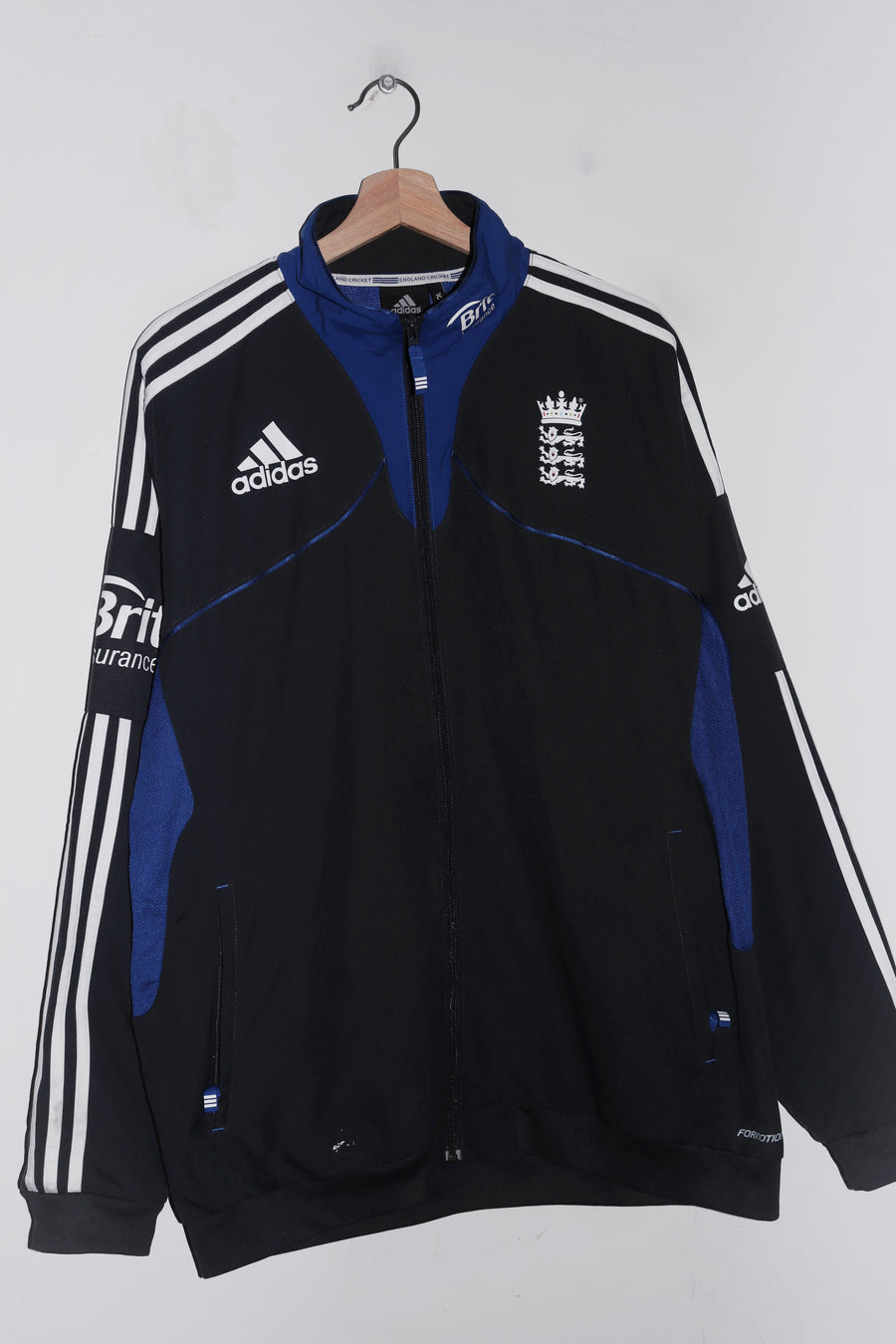 2011-12 Adidas England Cricket Training Track Jacket (M-L)
