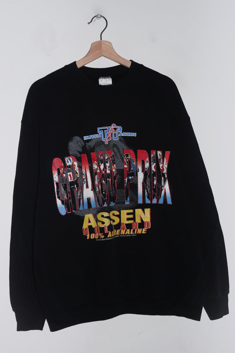 Vintage 90s Grand Prix Motor Graphic Sweatshirt (L)