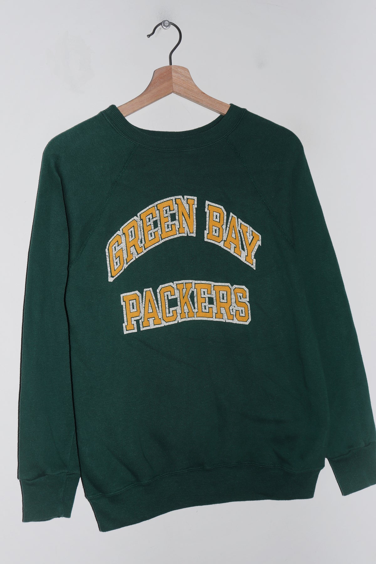 Vintage 80s Champion Green Bay Packers Raglan Sweatshirt (S/S-M)