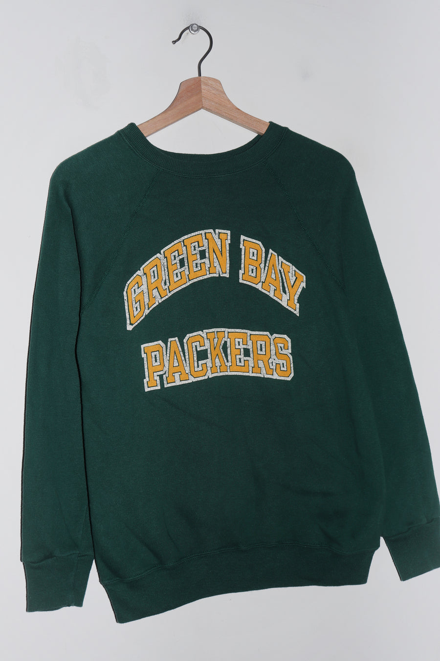 Vintage 80s Champion Green Bay Packers Raglan Sweatshirt (S/S-M)