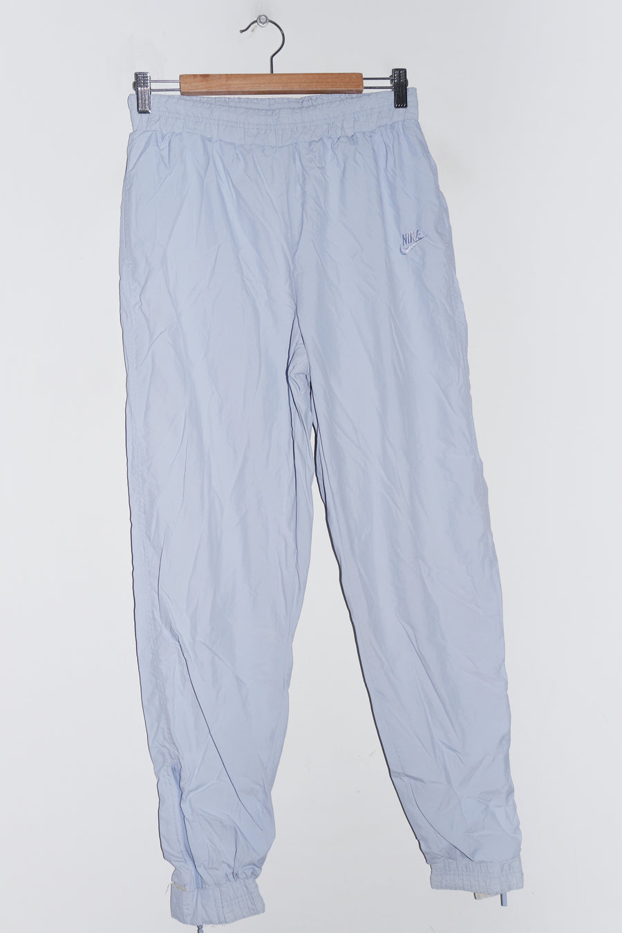 Vintage 90s Nike Challenge Court Agassi Tennis Light Blue Track Pants (30-32)