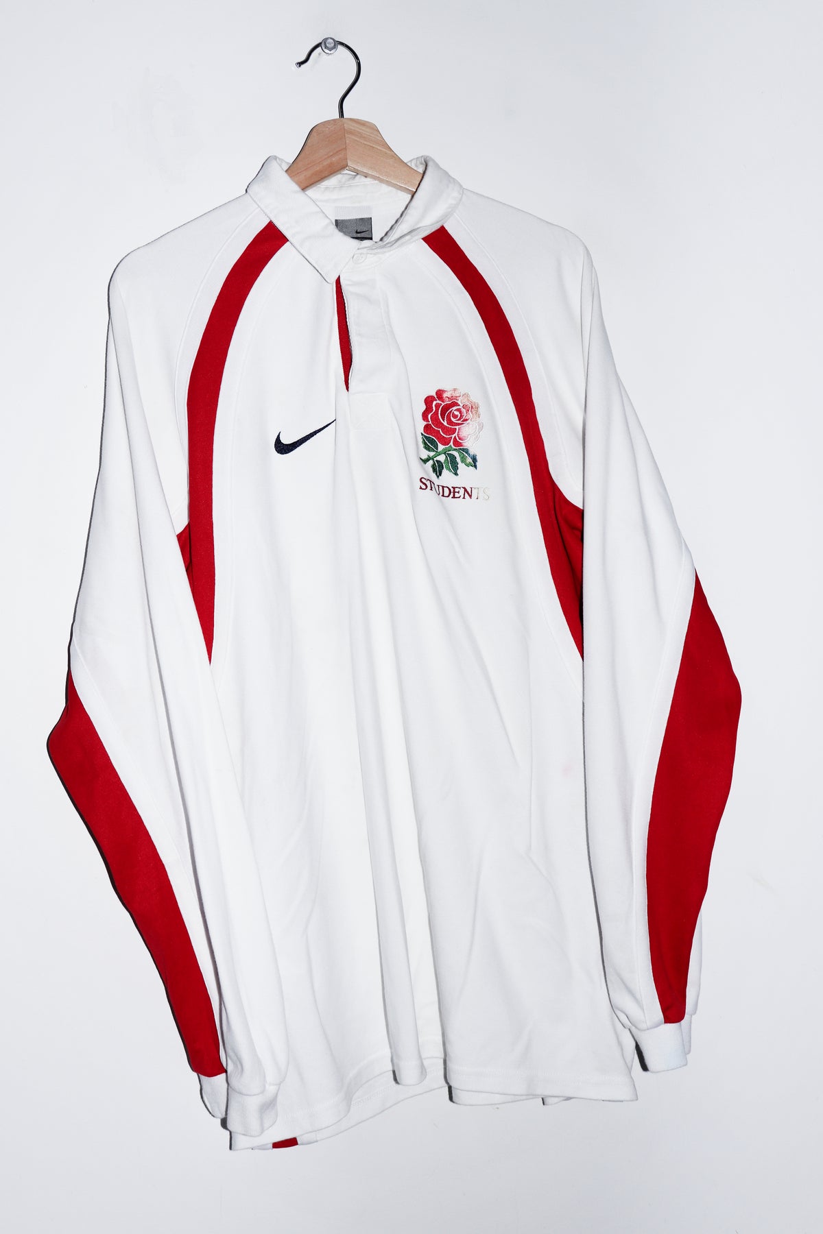 Vintage Nike England Rugby Thick Long Sleeve Jersey (XL)