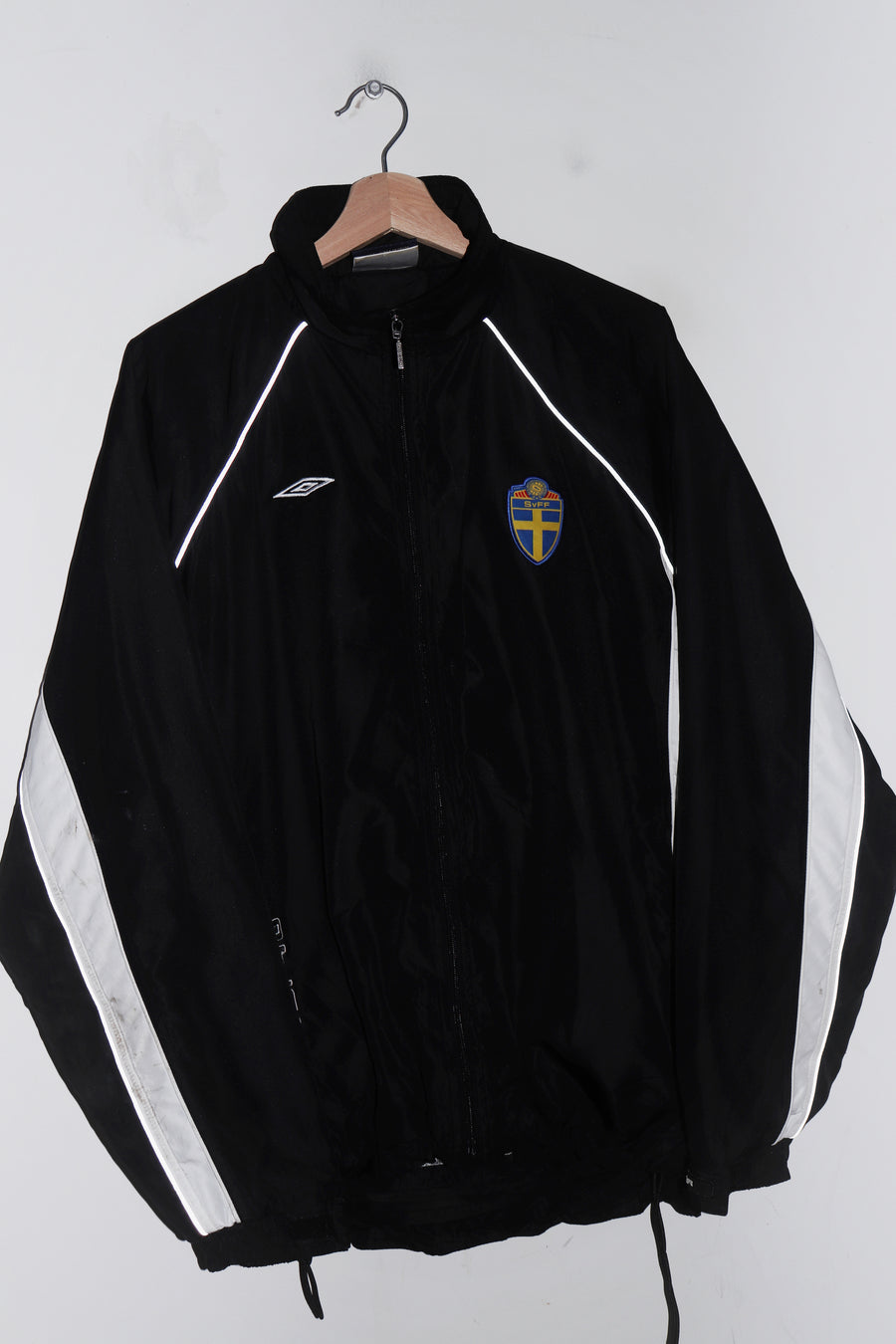 Vintage Umbro Sweden Football Training Track Jacket (L)