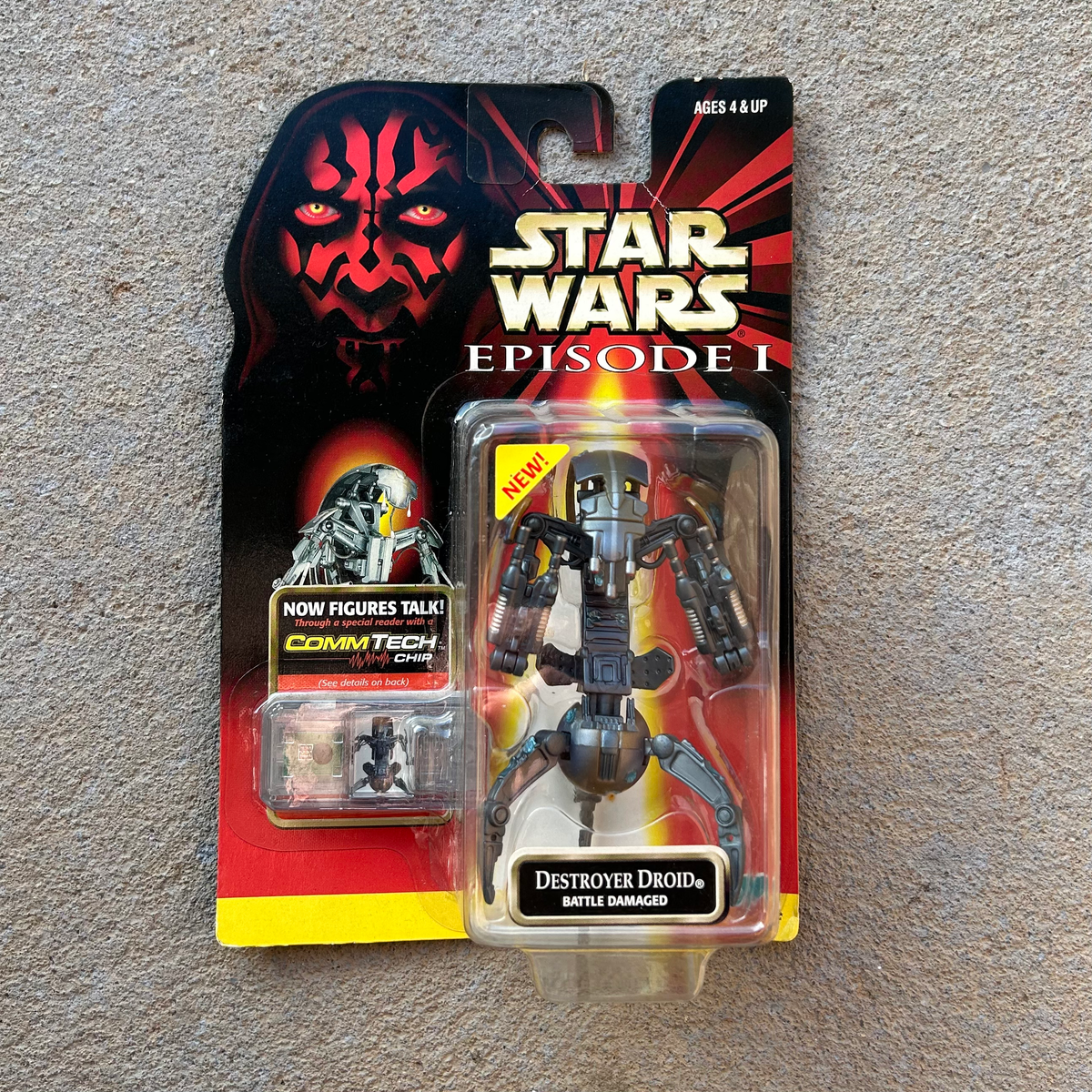 (BRAND NEW) Vintage Hasbro Star Wars Destroyer Droid Figurine (1998)