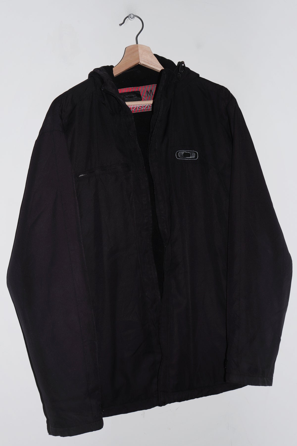 Oakley Embroidered Logo Thick Lined Hooded Expedition Jacket (M-L)